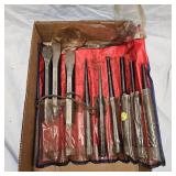 Large Chisels and Punch Set, Proto and Craftsman
