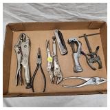 Vise Grips, Pliers, Tools, Etc