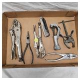 Vise Grips, Pliers, Tools, Etc