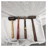 Lot of 4 Hammers