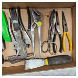Lot of Vise Grips, Sidecutters, Pliers, Snips, Etc