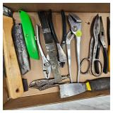 Lot of Vise Grips, Sidecutters, Pliers, Snips, Etc