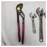 3-Diamond Adjustable Wrenches and Channel Locks