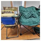 Like New Folding Camping Chair, Chair and Cooler