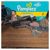 Vise and Belt Sander