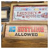 Box of Home Décor, Fillet Knife and Decoys