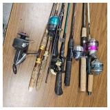 Lot of Rod and Reel Combos