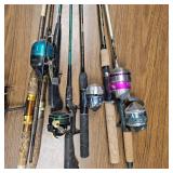 Lot of Rod and Reel Combos