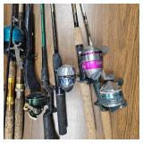 Lot of Rod and Reel Combos