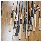 Lot of 12 Fishing Rods