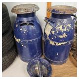 2-Original Milk Cans