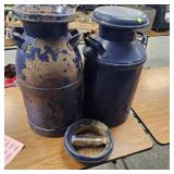 2-Original Milk Cans