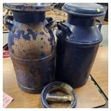 2-Original Milk Cans