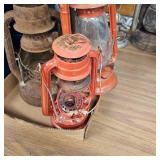 Older Kersosene Lamps As Shown(7 Total)