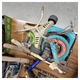 Lot of Chainsaw, Sprinklers, Yard Equipment