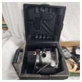 Lot with Router and Nuts, Bolts, Screw Bin