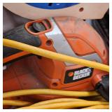 Lot of 3 Extension Cords and Hedge Trimmer