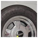 Ultra Chrome Rims with Tires, 14", Ford/Dodge Pattern