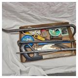 Lot of Pry Bars and Files with additional misc