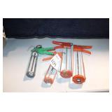 Lot of 4 Used Caulking Guns Assorted Styles