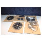 Collection of Industrial Saw Blades and Cutting Tools