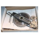Robland Table Saw Scoring Blade Assembly with Extra Gears