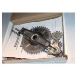 Robland Table Saw Scoring Blade Assembly with Extra Gears