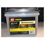 Grip Rite 16D 3-1/4 Inch Sinkers Nails 1,715 Count Container