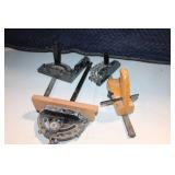 Set of 4 Woodworking Miter Gauges and Guides