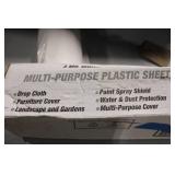 Roll of 4 Mil White Multi-Purpose Plastic Sheeting
