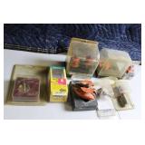 Collection of Router Bits and Woodworking Cutters in Cases