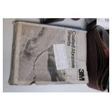 Lot of 3M and Mirka Abrasive Belts and Sheets