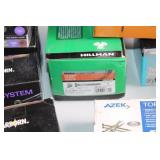 Large Assortment of Screws and Fasteners Including Starborn Fascia System and Hillman