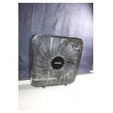Pelonis Box Fan Black 3-Speed