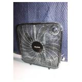 Pelonis Box Fan Black 3-Speed