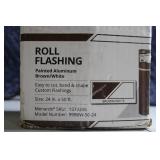 Roll Flashing Painted Aluminum Brown/White 24 in. x 50 ft. - Menards 1573206