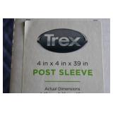 Trex 4x4x39 Inch Post Sleeve Vintage Lantern VL