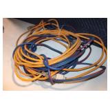 Lot of Heavy Duty Extension Cords Assorted Colors