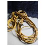 Set of 2 Heavy Duty Yellow Extension Cords