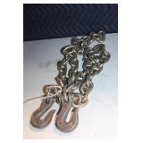Heavy Duty Forged Steel Tow Chain with Hooks