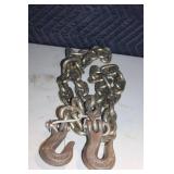 Heavy Duty Forged Steel Tow Chain with Hooks