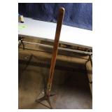 Industrial Tamper with Wooden Handle and Steel Base