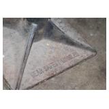 Industrial Tamper with Wooden Handle and Steel Base