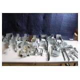 Assorted Metal Construction Brackets and Connectors Collection