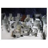 Assorted Metal Construction Brackets and Connectors Collection