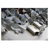 Assorted Metal Construction Brackets and Connectors Collection