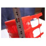 Temporary Orange Mesh Safety Fence Roll 48 Inches Tall