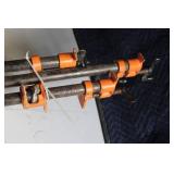 Set of 3 Heavy Duty 84-Inch Pipe Clamps