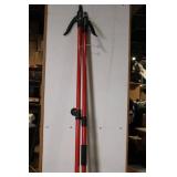 Pair of 78-Inch Red Adjustable Pole Clamps