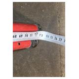 Pair of 78-Inch Red Adjustable Pole Clamps